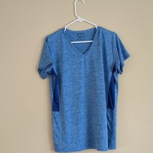 XL Real Essentials Blue Short Sleeve Shirt
